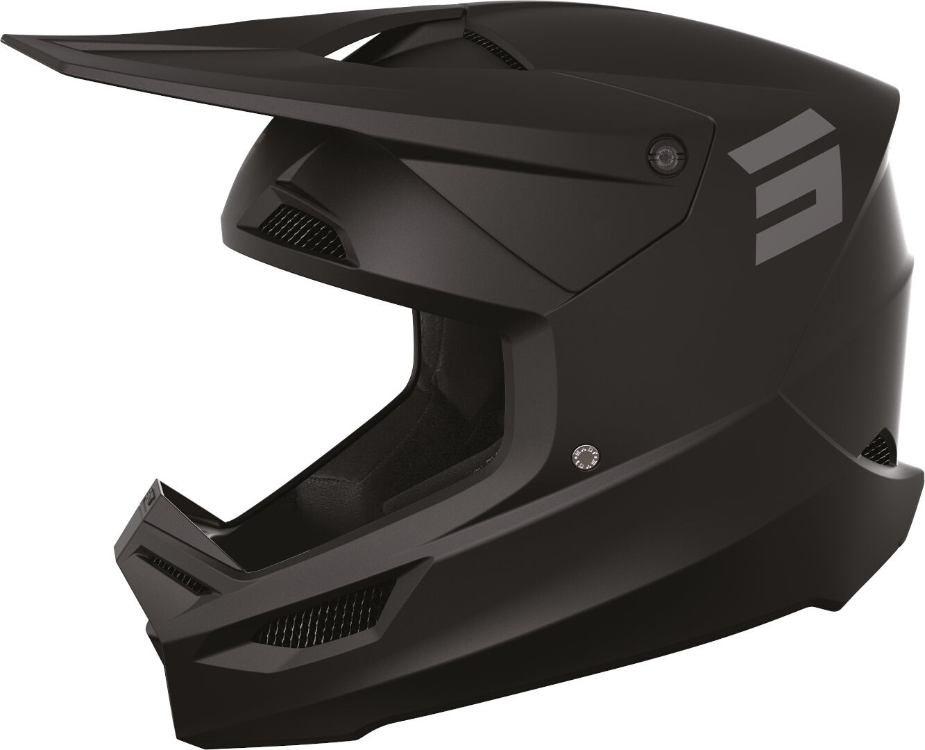 Shot Furious Solid Casco Motocross nero opaco L (59/60) Figura 1