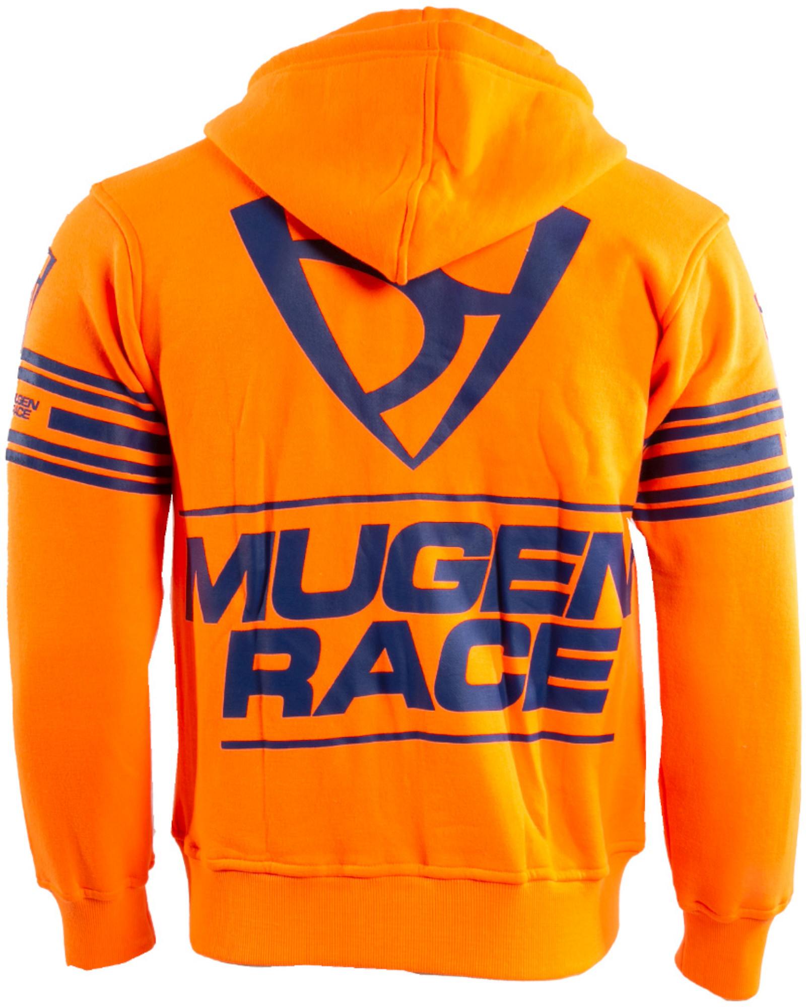 MUGENRACE Shield Zip Hoodie 지퍼 후디 주황색 3XL 그림 2