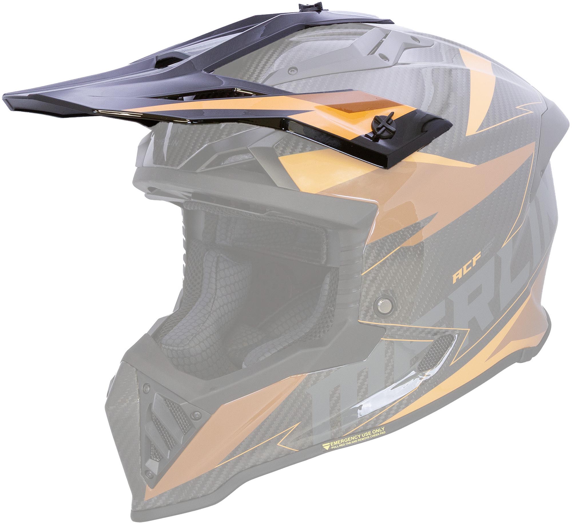 Merlin Recon Code Gloss カーボンヘルメットピーク メイン記事 図1 Merlin Recon Code Gloss カーボンヘルメットピーク メイン記事 図1