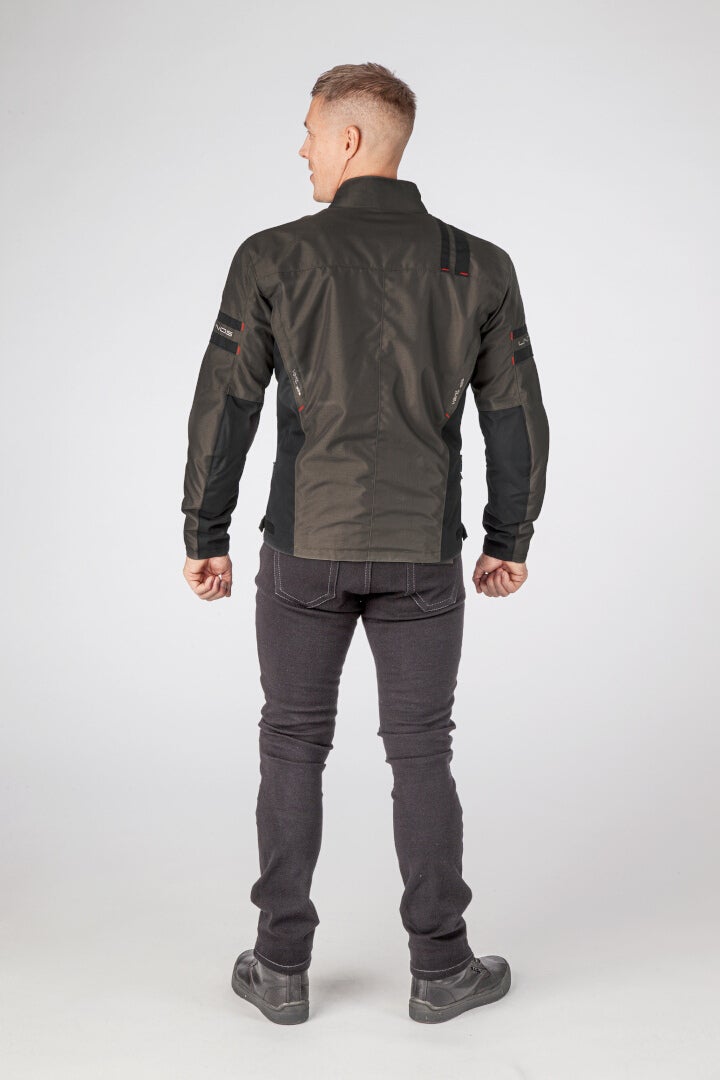 Lindstrands Lysvik veste textile de moto imperméable Vert militaire 48 Figure 4