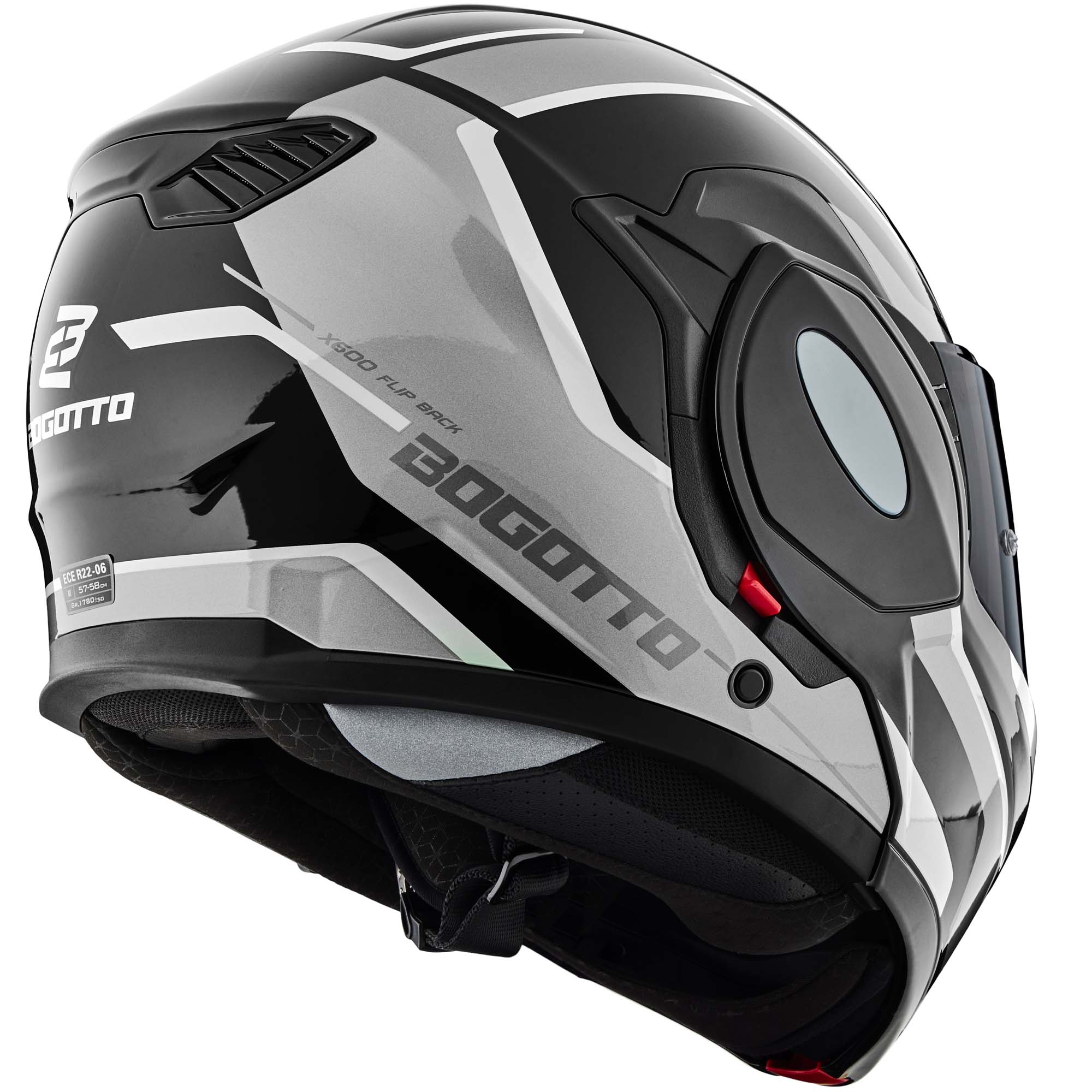 Bogotto FS-X600 Vyda Cască negru/gri/alb M Figura 3