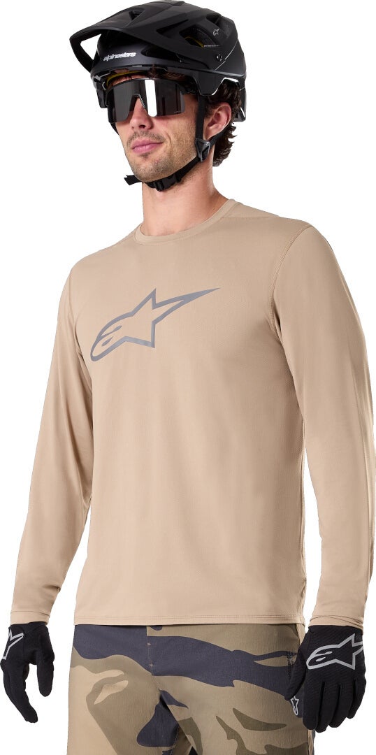 Alpinestars A-Dura Astar Long Sleeve Bicycle Jersey beige L Figure 3