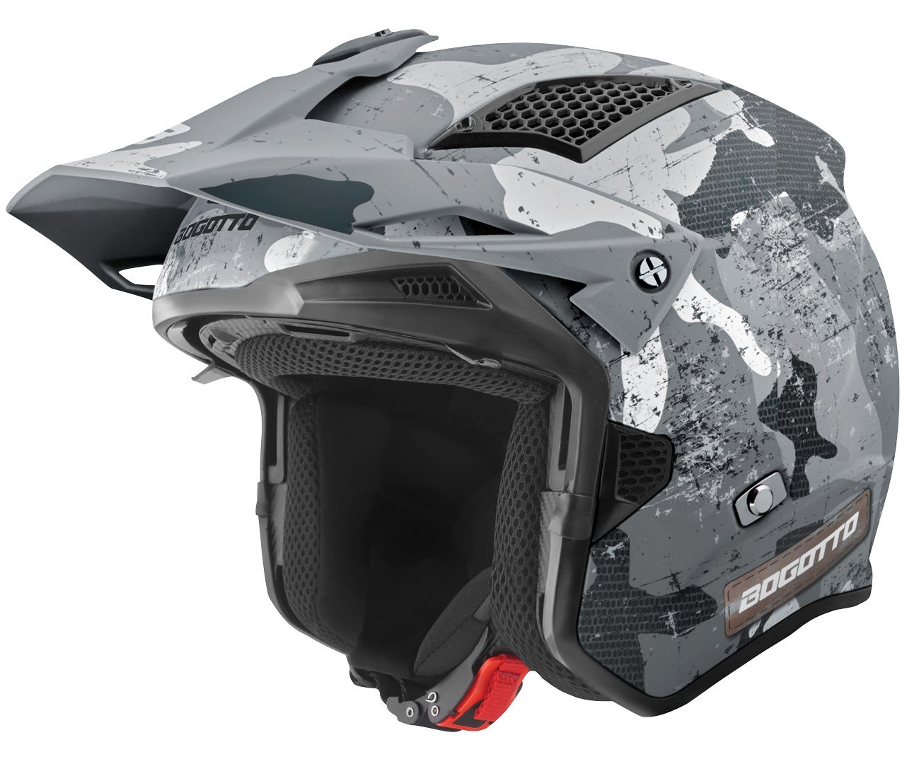 Bogotto Radic Camo Helmet white matt/grey 2XL Figure 5