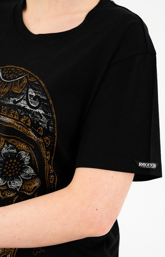 Rokker La Catrina Ladies T-Shirt M Figure 4