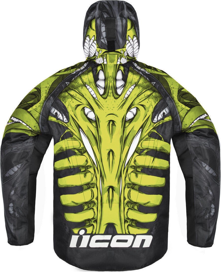 Icon Airform Manik'R Motorrad Textiljacke grün/schwarz XXL Abbildung 2
