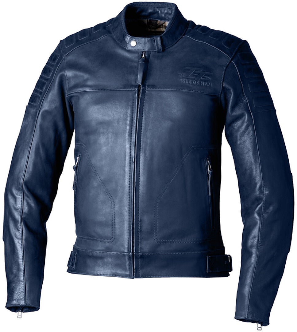 RST IOM TT Brandish 2 Motorrad Lederjacke blau 4XL Abbildung 1