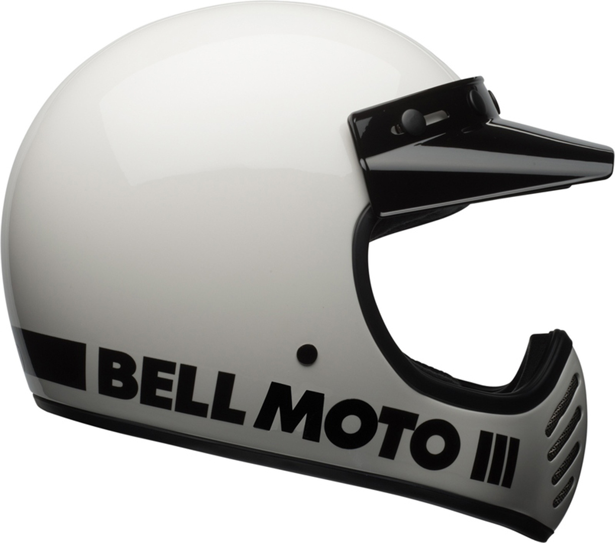 Bell Moto-3 Classic Motocross hjälm Vit XL (61/62) Figur 4