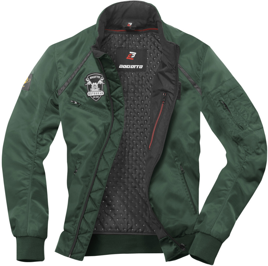Bogotto Boston Motorcycle Textile Jacket dark green L Figure 3