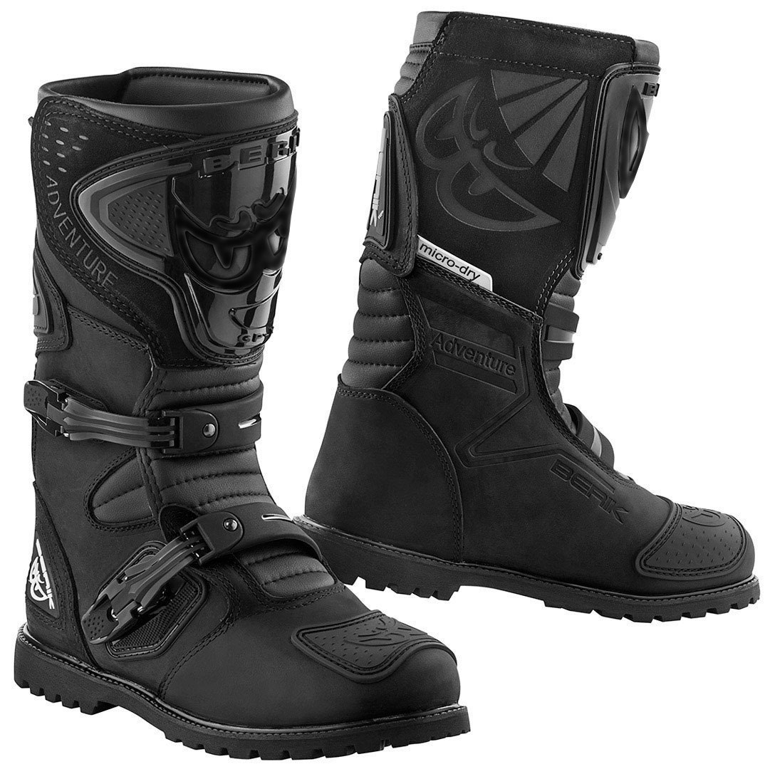 Berik All Terrain Adventure Motorcycle Boots black 46 Figure 1