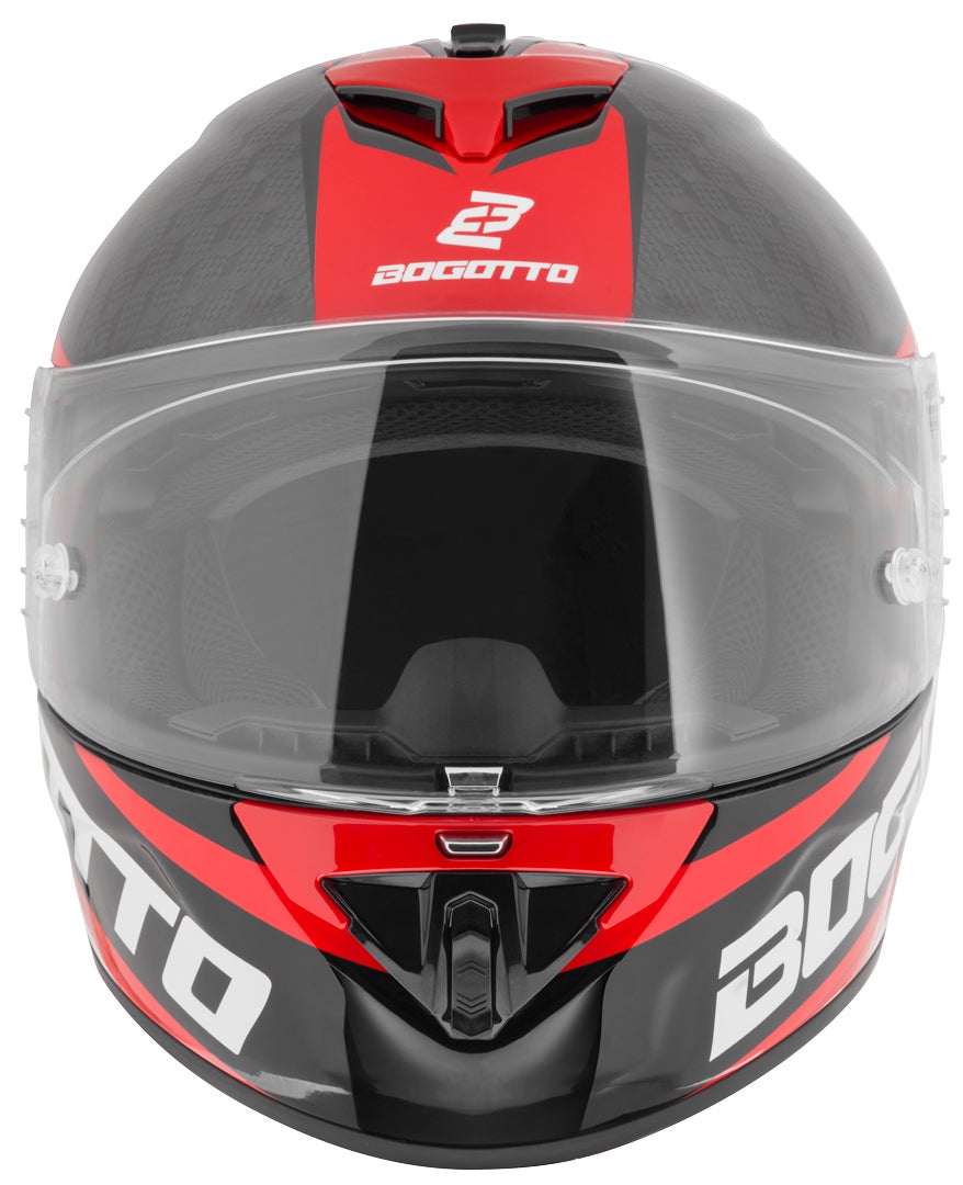 Bogotto FF104 SPN Helm rot/schwarz S Abbildung 8