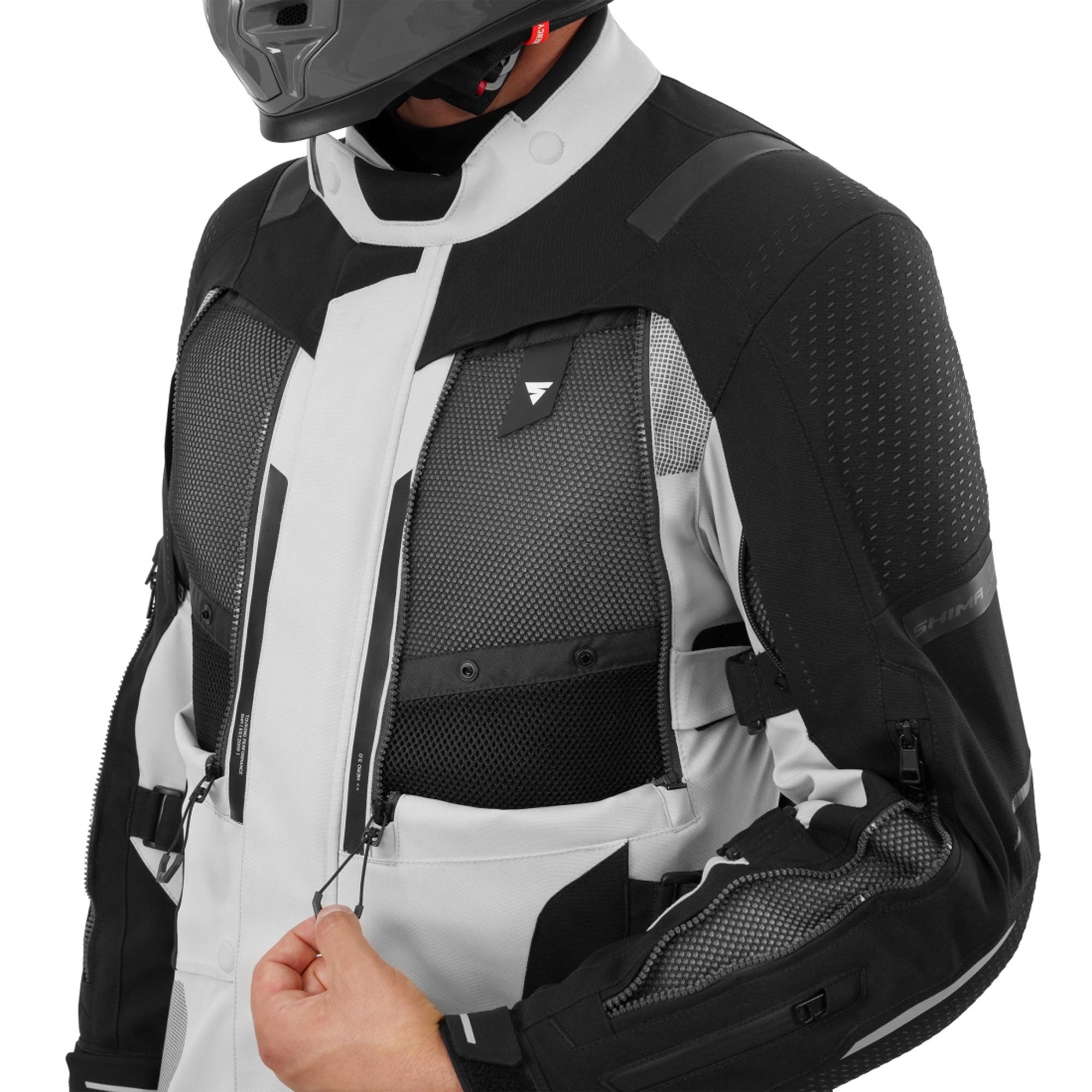SHIMA Hero 3.0 Motorcycle Textile Jacket grey/black L Figure 9