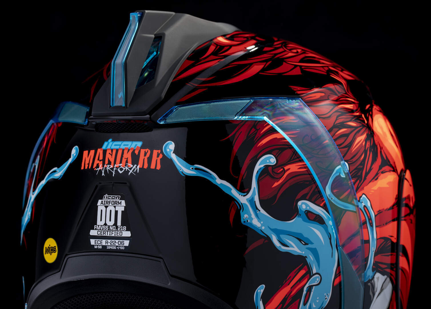 Icon Airform Manik'R MIPS Casco rosso S (55/56) Figura 4