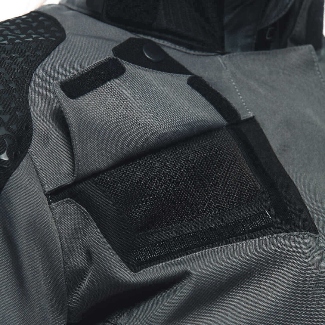 Dainese Ladakh 3L D-Dry Dame motorcykel tekstiljakke grå/sort 50 Figur 7