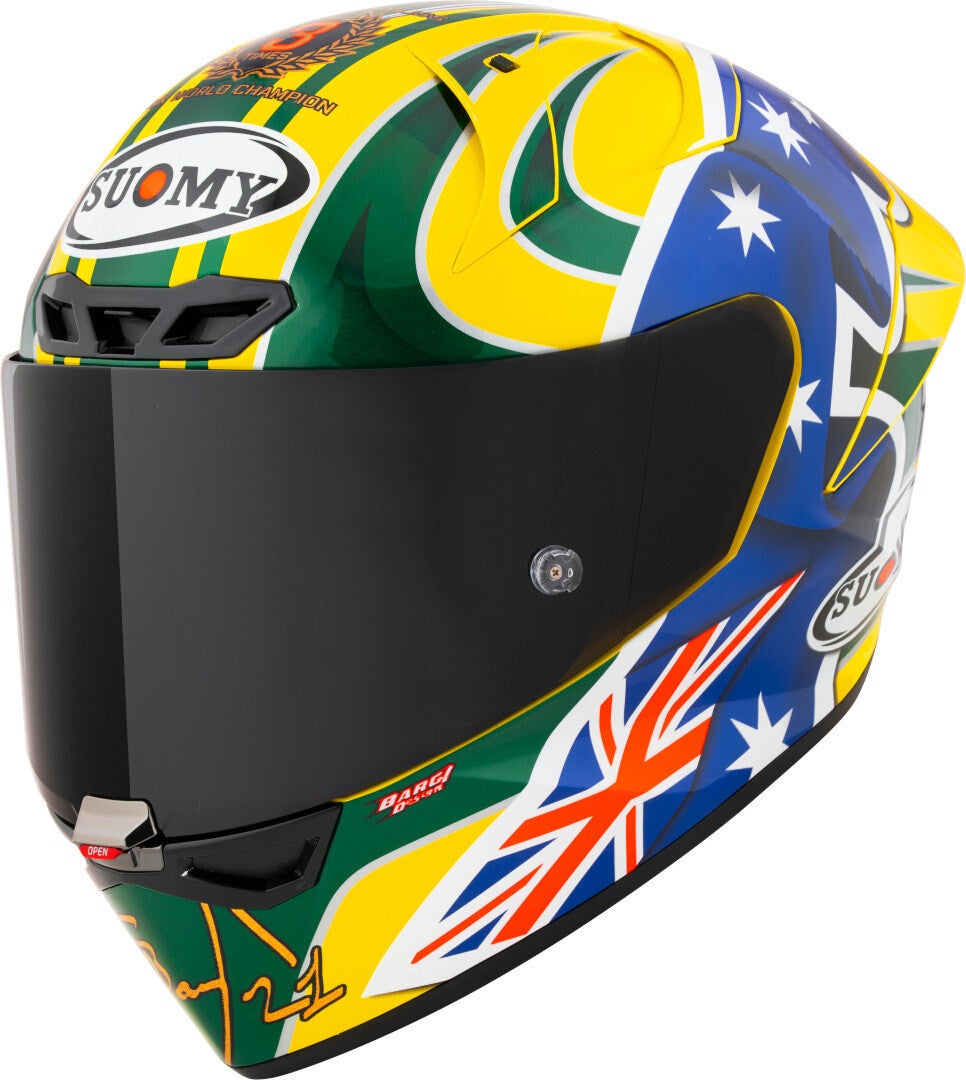 Suomy S1-XR GP Troy Bayliss Replica 2005 FIM E06 Casco XL (61/62) Figura 1