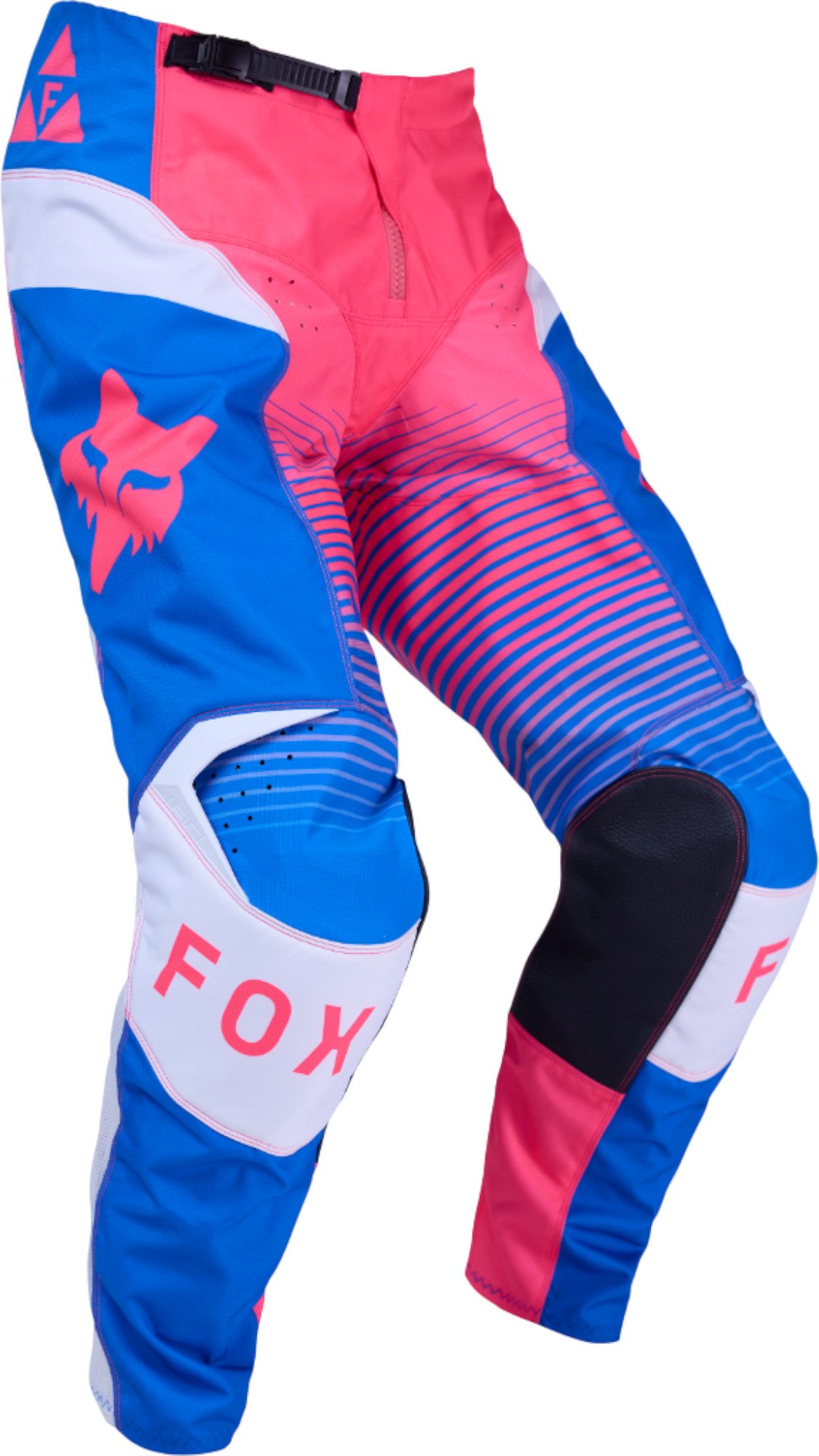 FOX 180 Collect Pantalons de motocross bleu/blanc 34 Figure 1