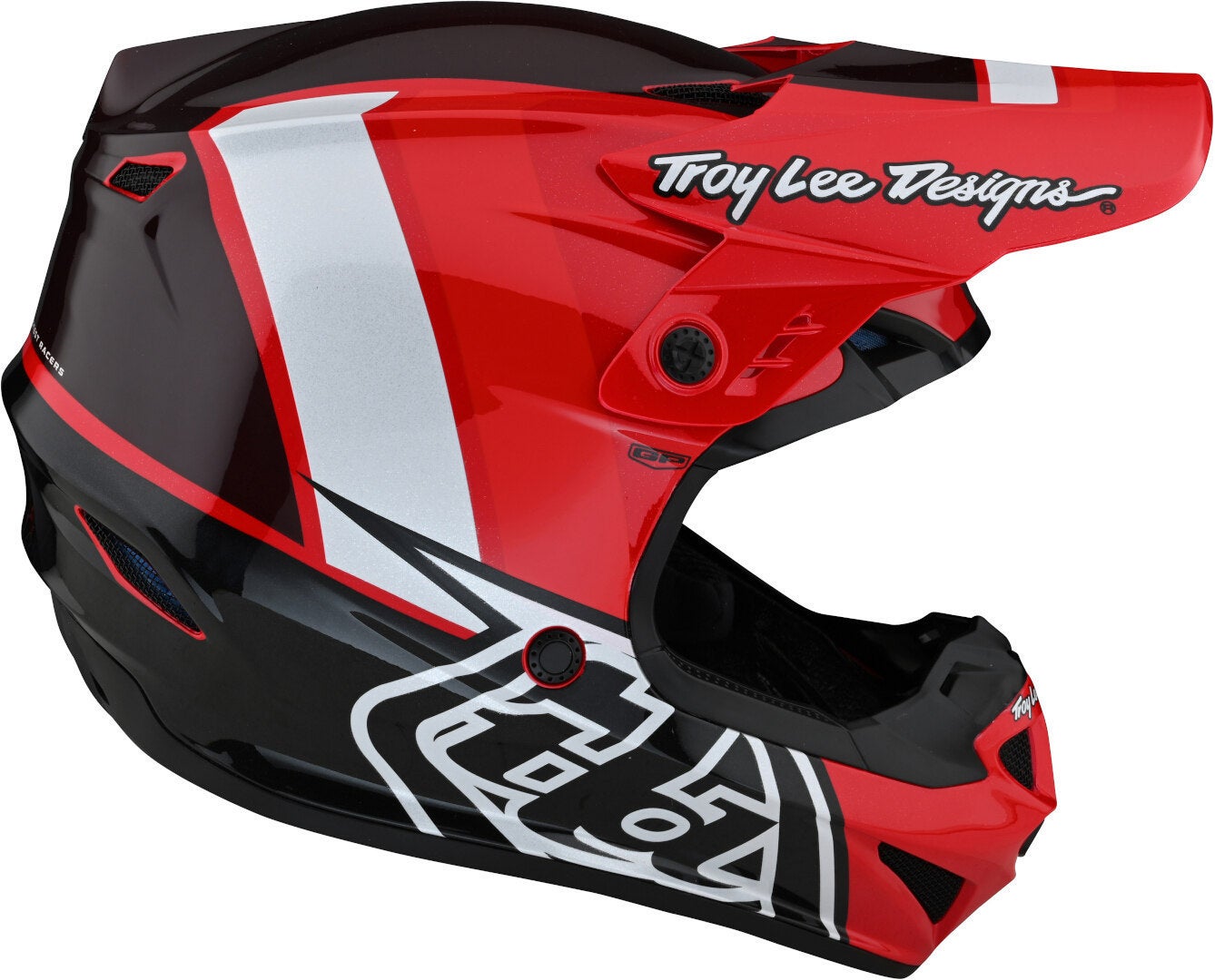 Troy Lee Designs GP Nova Casco Motocross Giovanile rosso Y/L (52/53) Figura 4