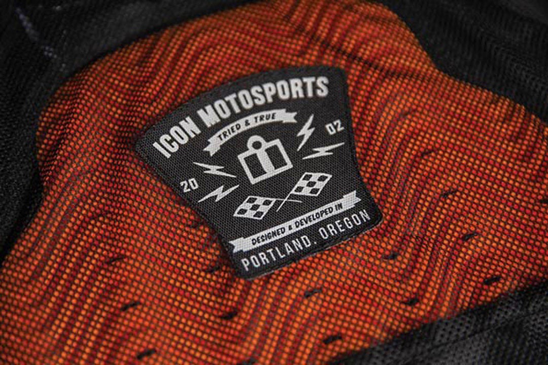 Icon Hooligan Ultrabolt Motorfiets textiel jas grijs/zwart/rood L Figuur 12