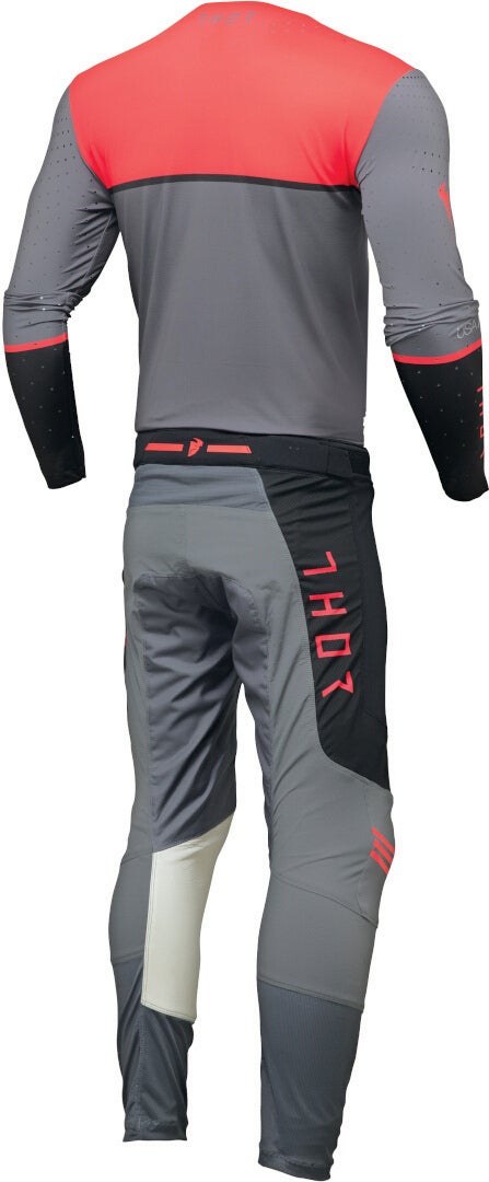 Thor Prime Ace Motocross Jersey grau/schwarz/rot L Abbildung 4