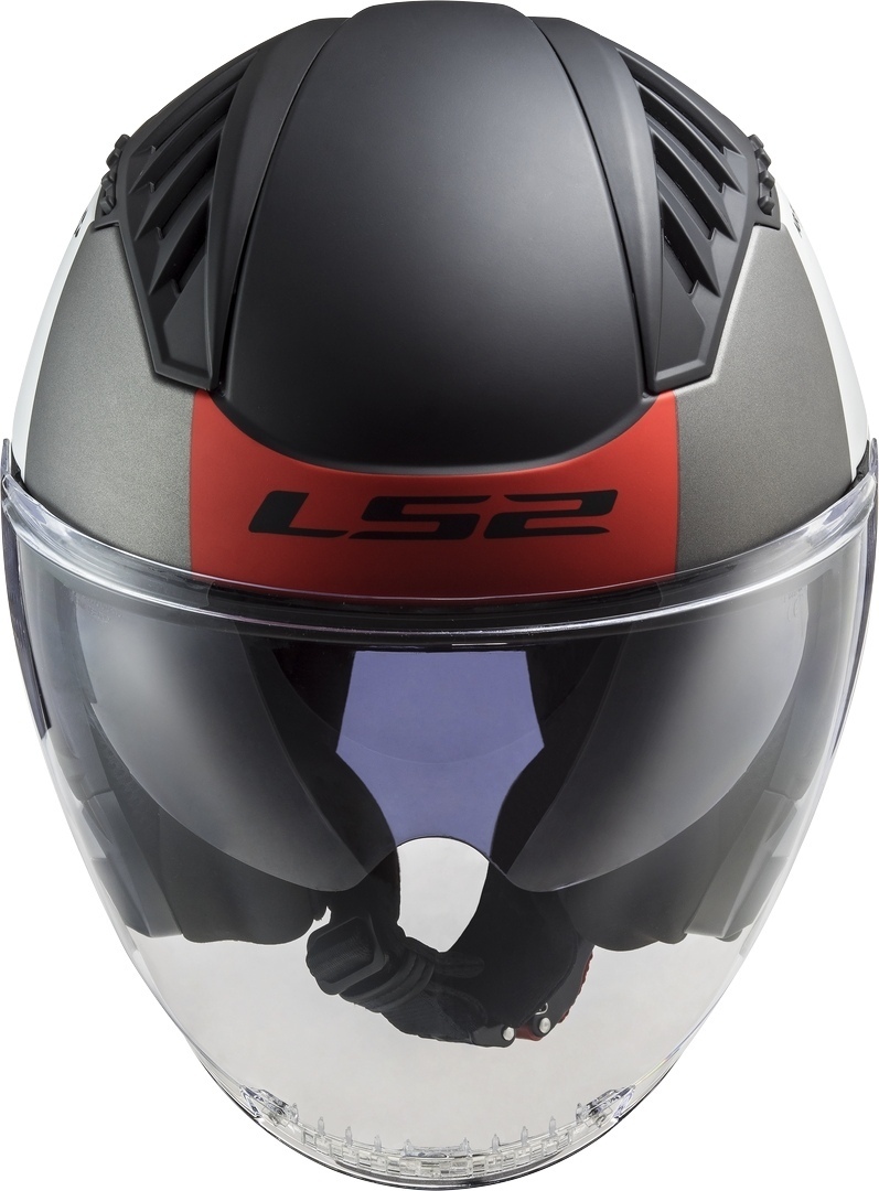 LS2 OF600 Copter II Urbane Cască cu reacție Alb/Negru/Roșu L (59/60) Figura 5