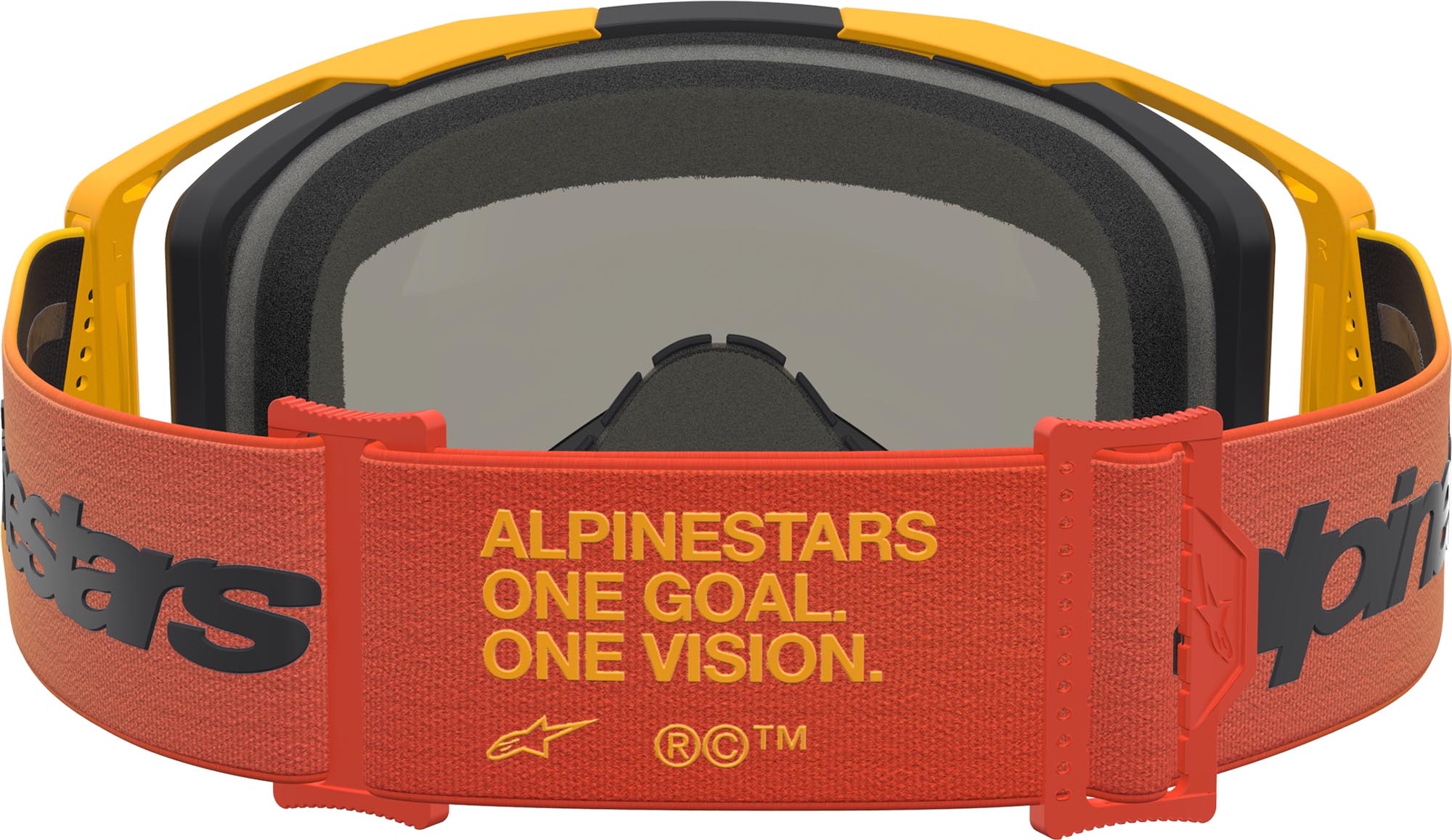 Alpinestars Vision 8 Amber Mirror Motocross Goggles orange/black Figure 2