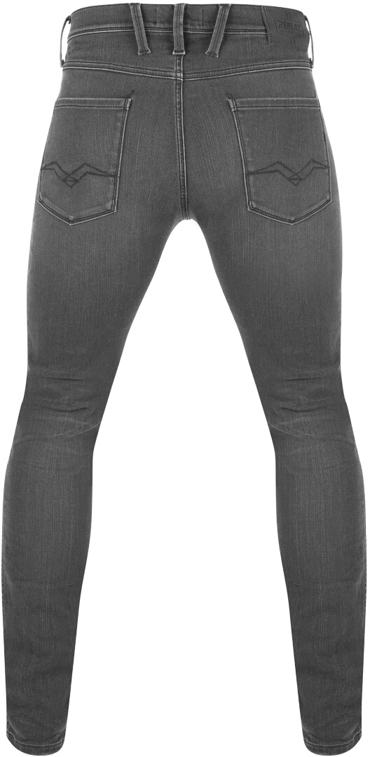 Replay Chain Motorrad Jeans grau 37 Abbildung 3