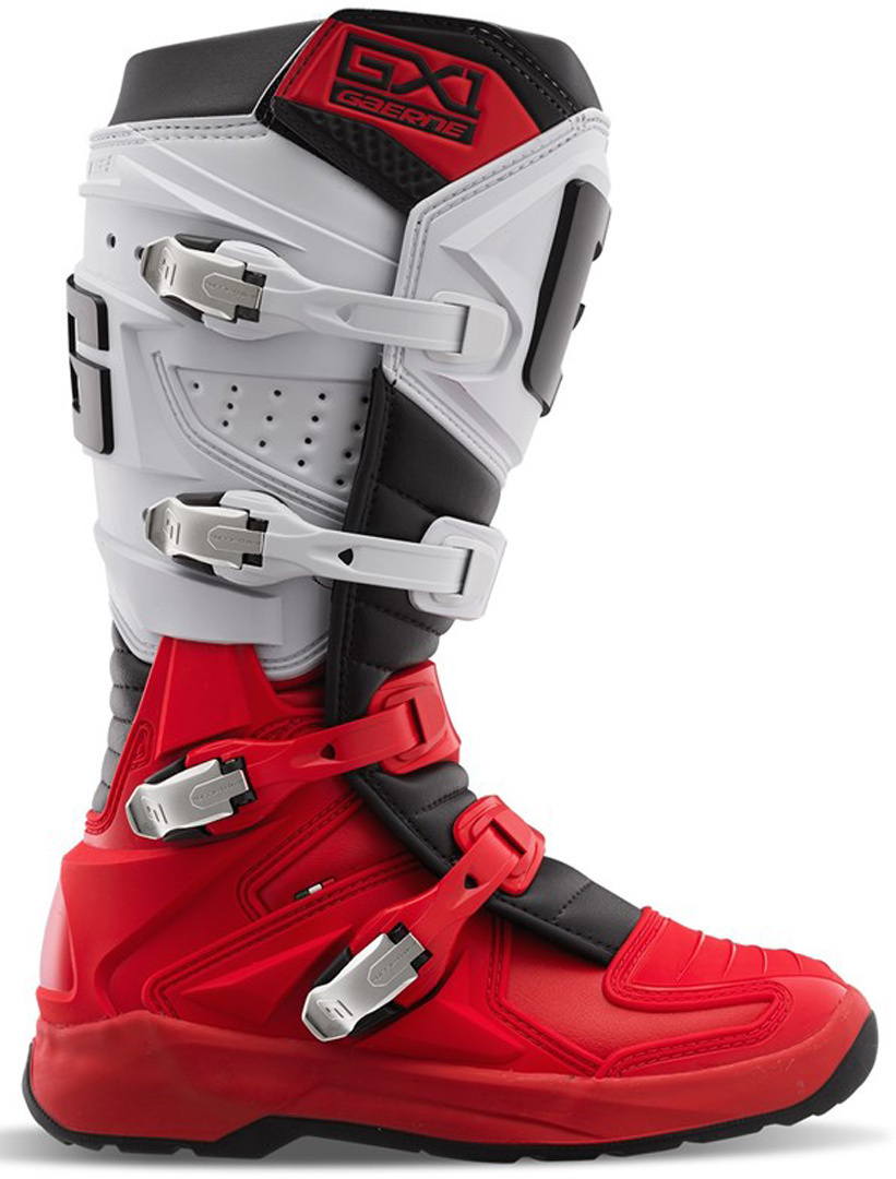 Gaerne GX-1 Evo 2020 Motocross Boots white/red 45 Figure 1
