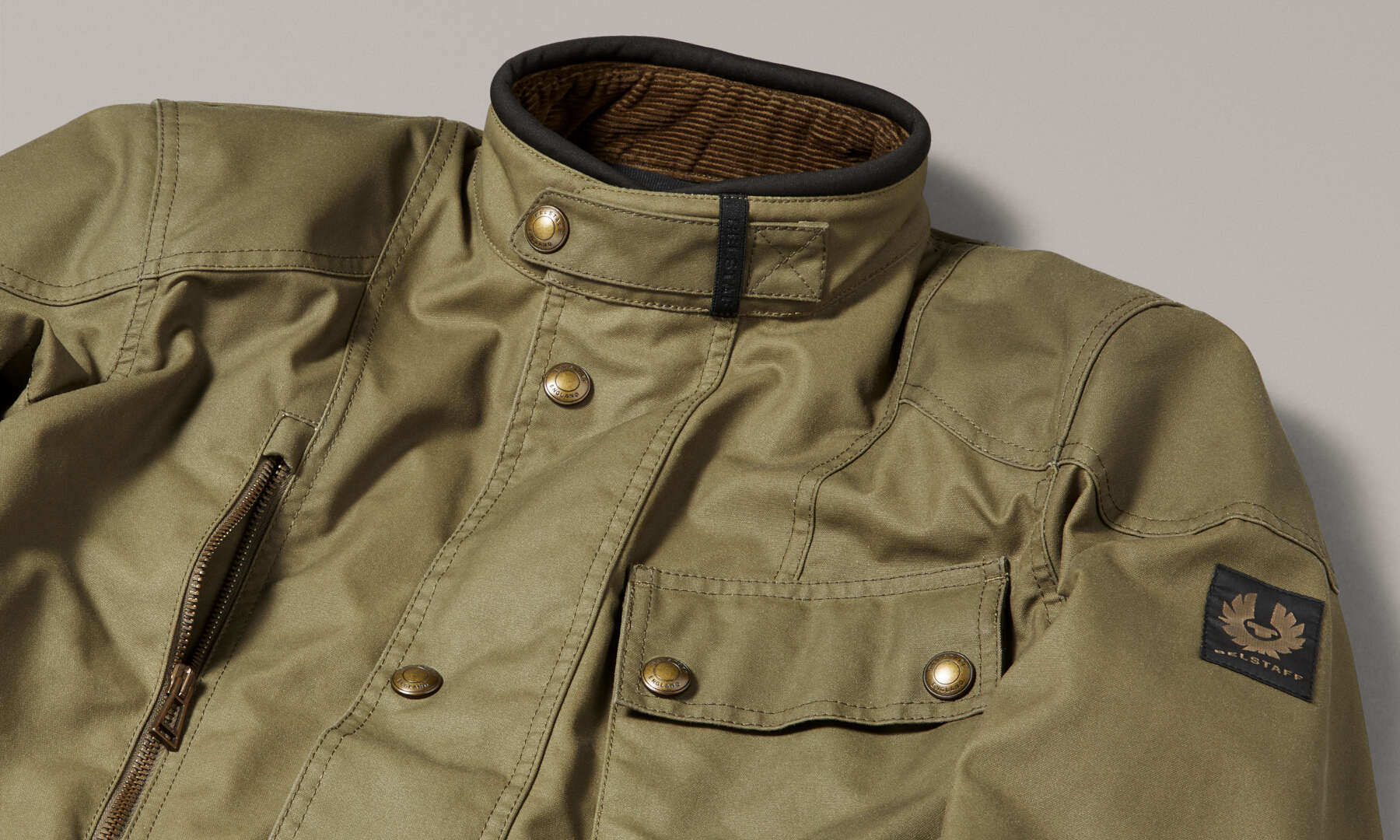 Belstaff Waymaster Motorcycle Textile Jacket olive XL Figure 5
