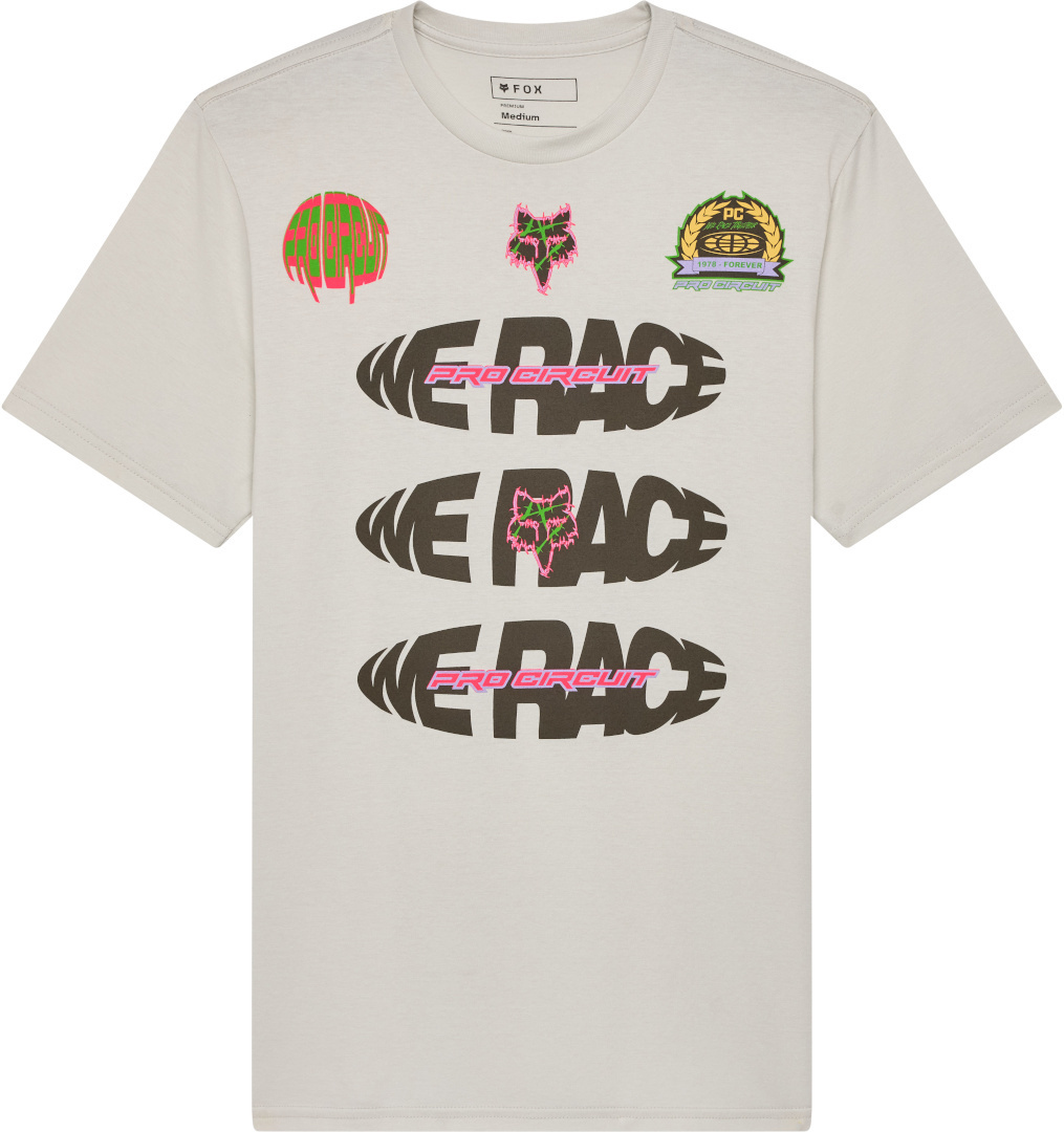FOX Pro Circuit T-shirt hvid M Figur 1