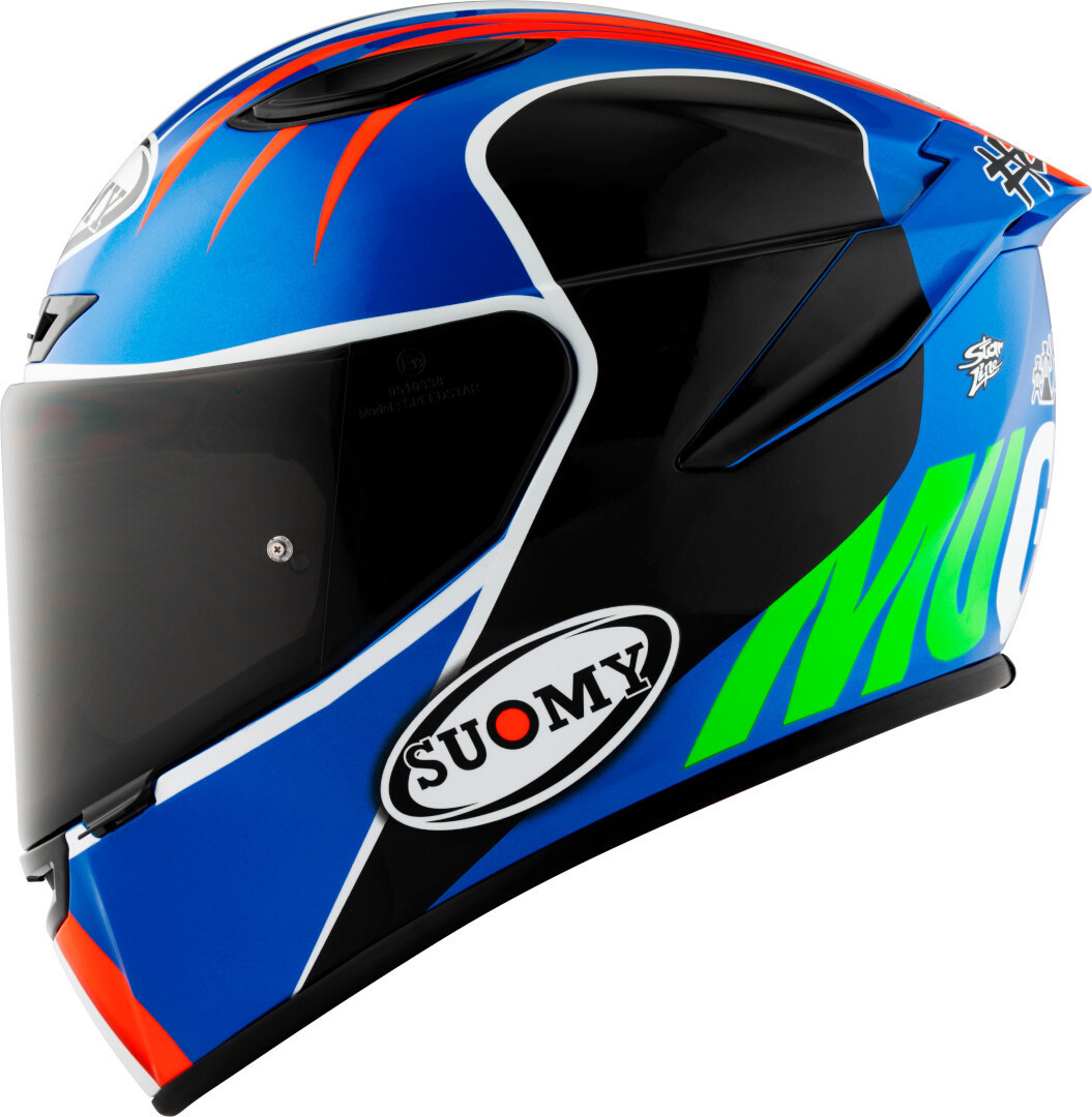 Suomy Track-1 Pecco Mugello 2022 E06 Cască albastru/negru S (55/56) Figura 5