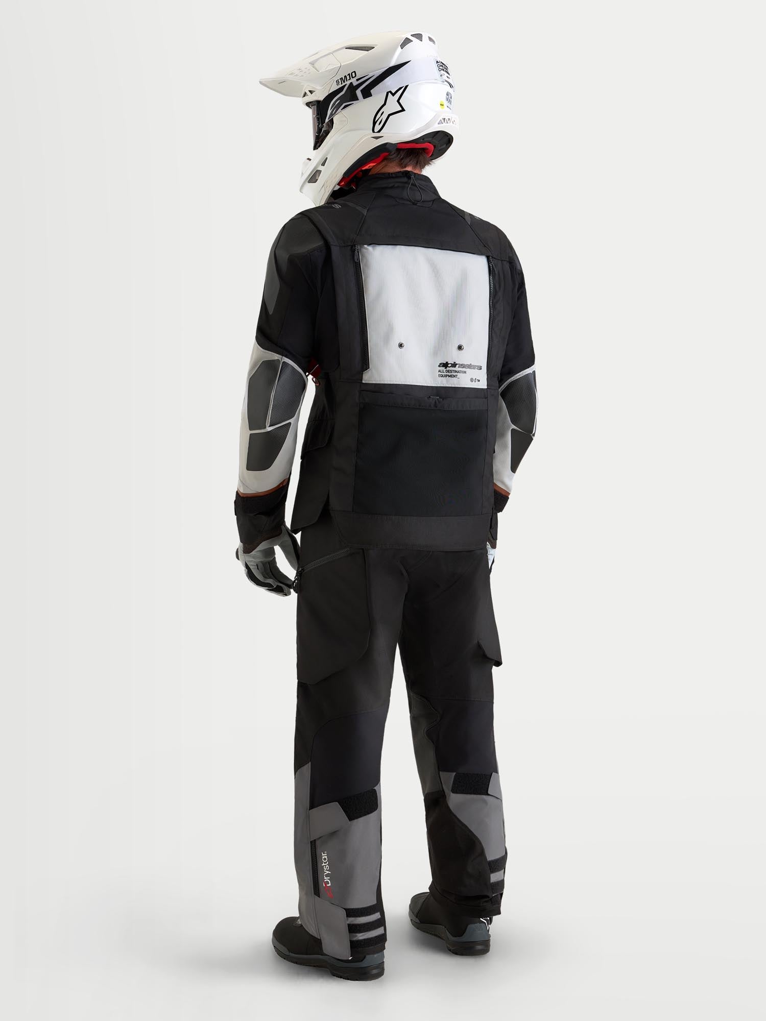 Alpinestars Harok V2 Drystar waterproof Motorcycle Textile Jacket grey/black 4XL Figure 4