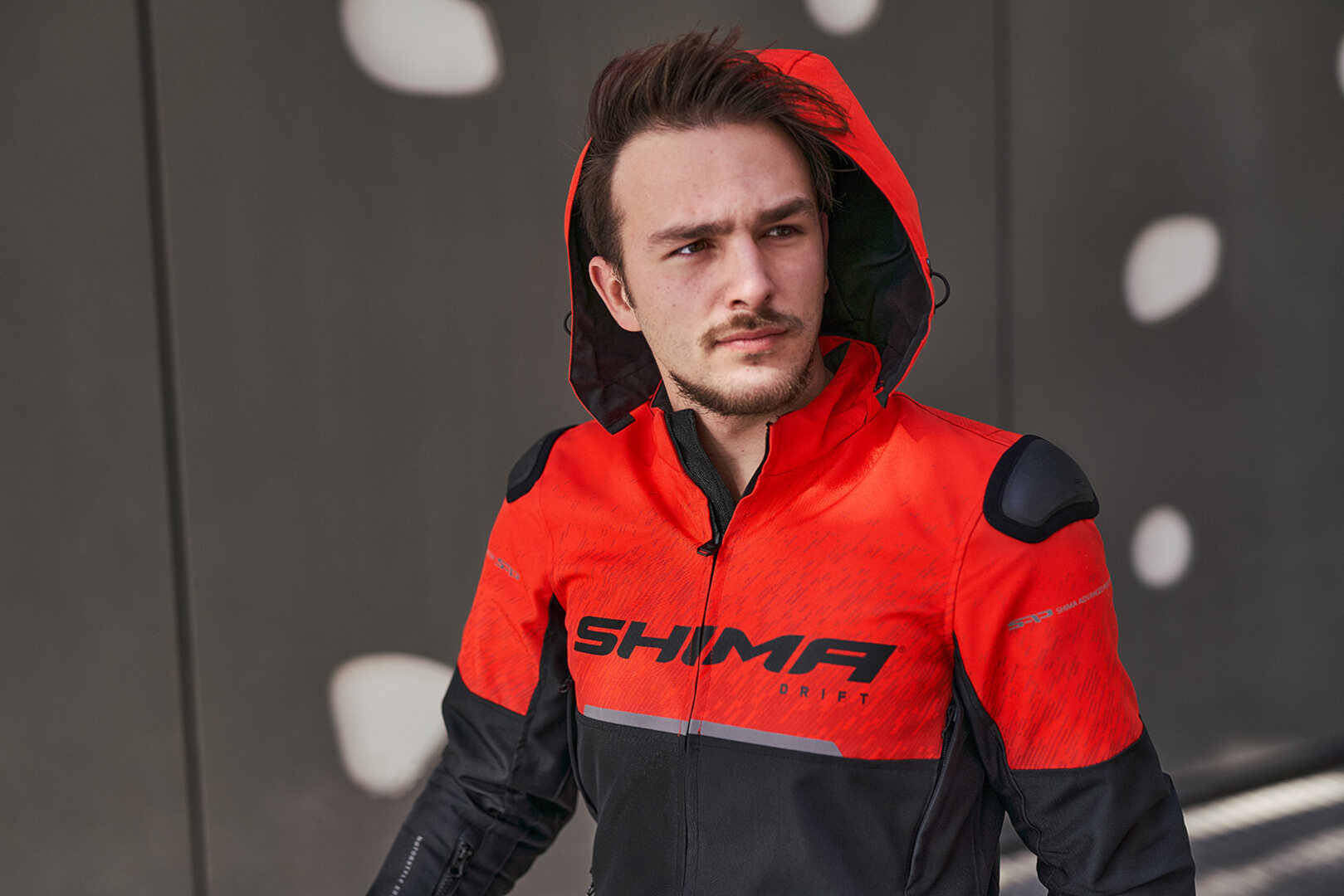 SHIMA Drift Motorcycle Textile Jacket black/red XL Figure 5