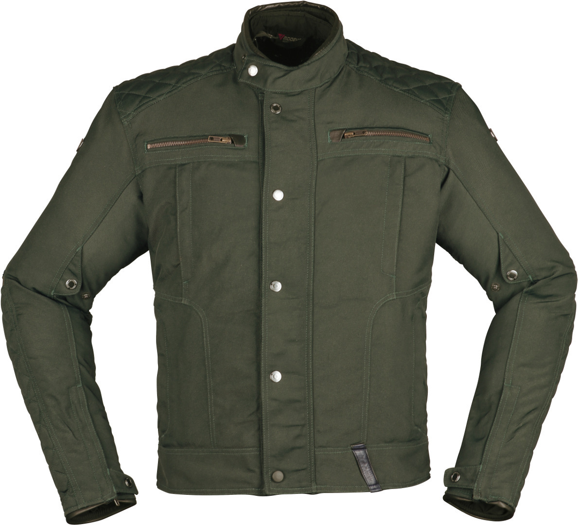 Modeka Thiago Motorcycle Textile Jacket olive 6XL Figure 1