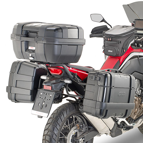 GIVI Trekker 52 Monokey Aluminiumtoppfodral svart 52 Ltr. Figur 2