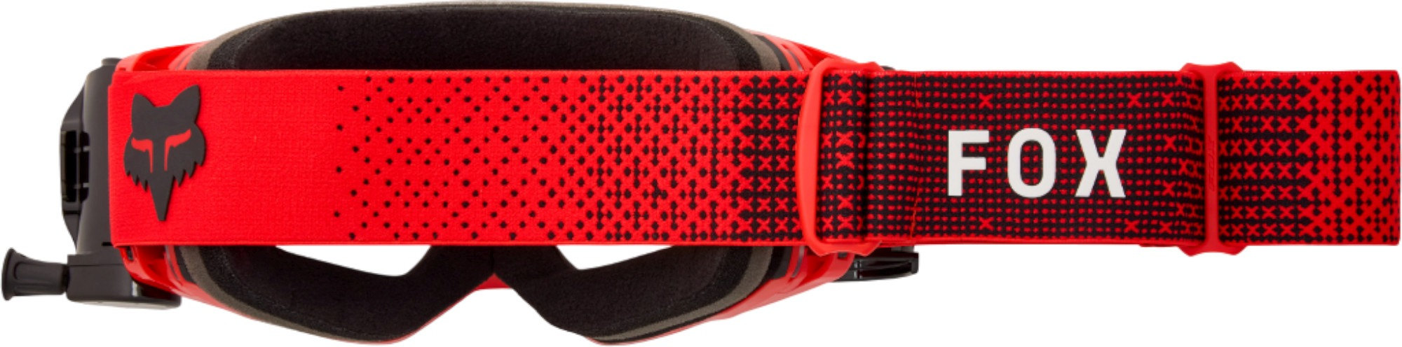 FOX Vue Roll Ochelari de motocross roșu/alb/negru Figura 2
