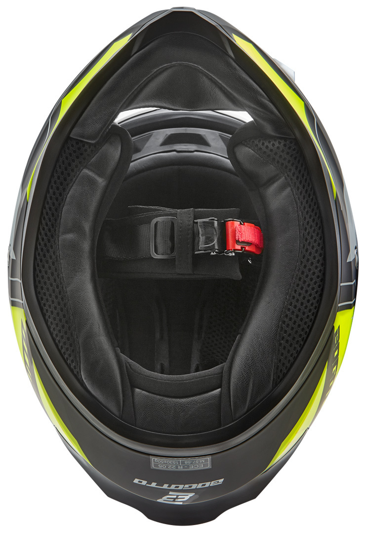 Bogotto V128 Strada Cască Negru mat/galben XL Figura 4