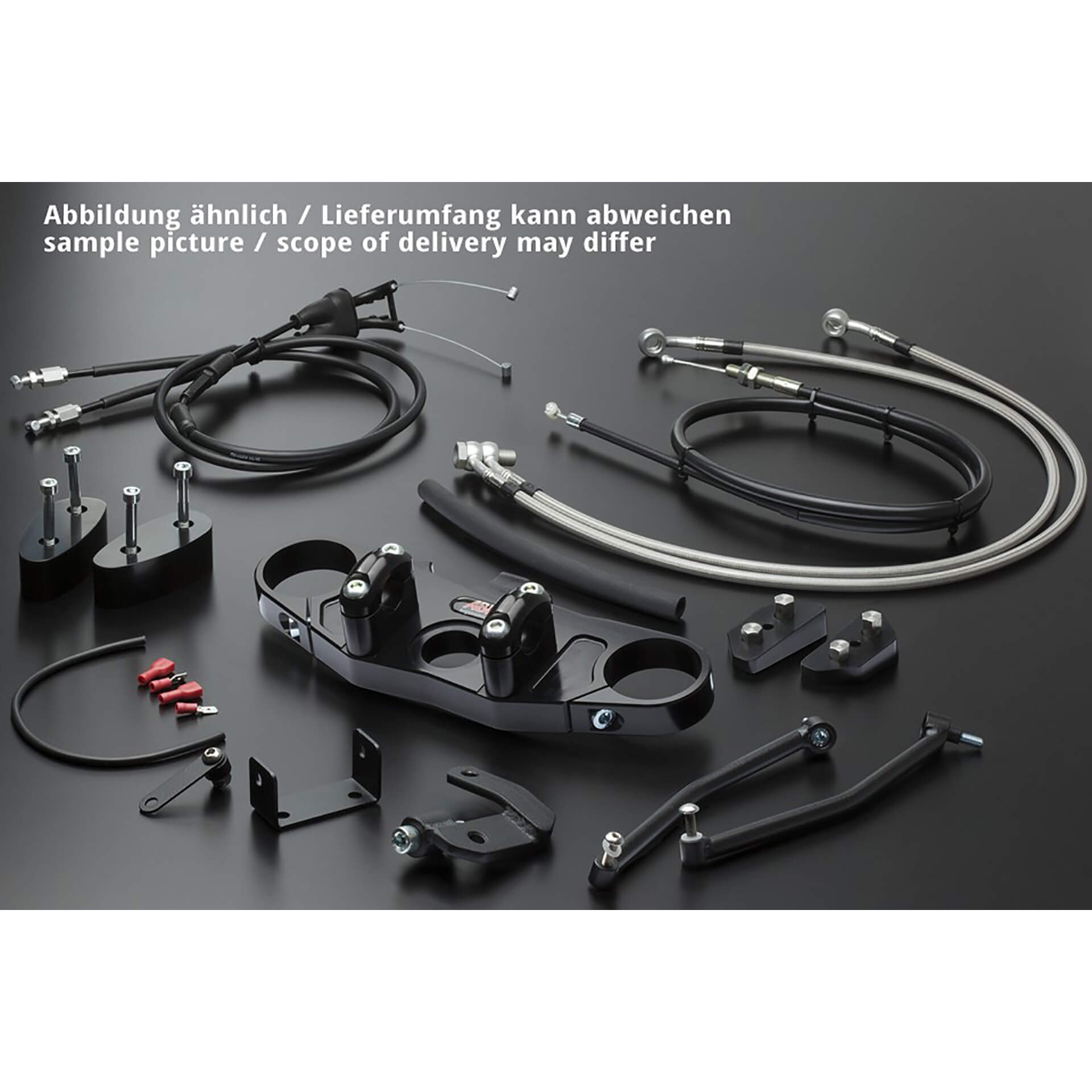 Kit ABM Superbike GSX-R 600, 01-03, preto Artigo principal Figura 1