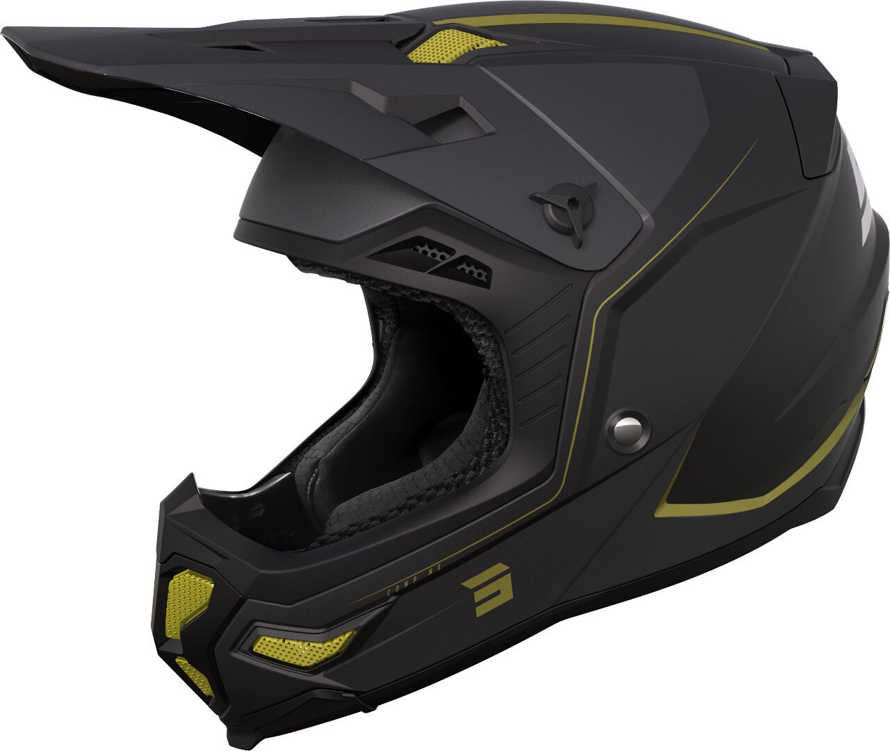 Shot Core Comp Casque de motocross Noir/Or XL (61/62) Figure 1