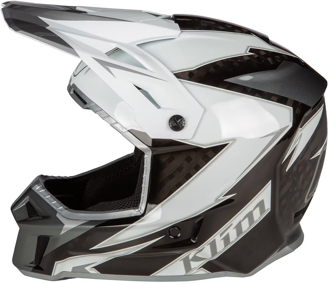 Klim F3 Lighting Carbon Motocross roder vit/grå S (54/55) Figur 7
