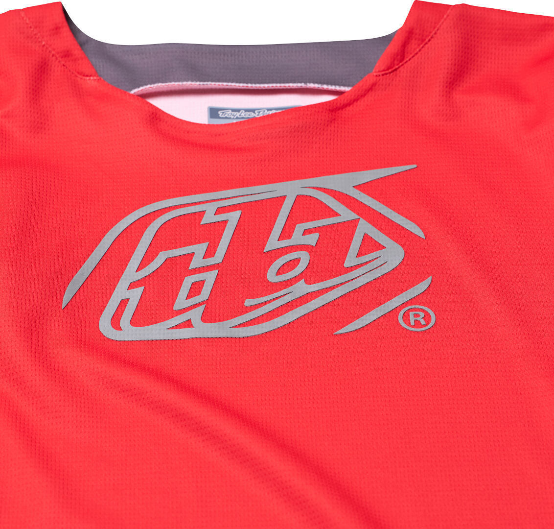 Troy Lee Designs GP Pro Icon Motorcross Jersey rood/grijs M Figuur 2