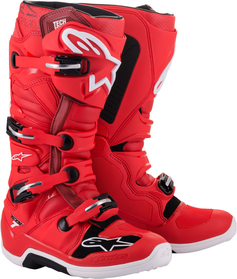 Alpinestars Tech 7 Motocross Stiefel rot 7 (40,5) Abbildung 1