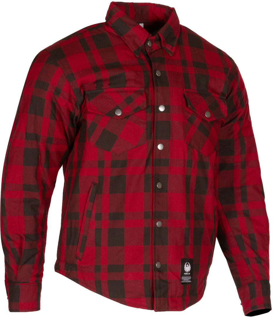 Side view of Merlin Axe Hydro Kevlar waterproof Motorcycle Shirt