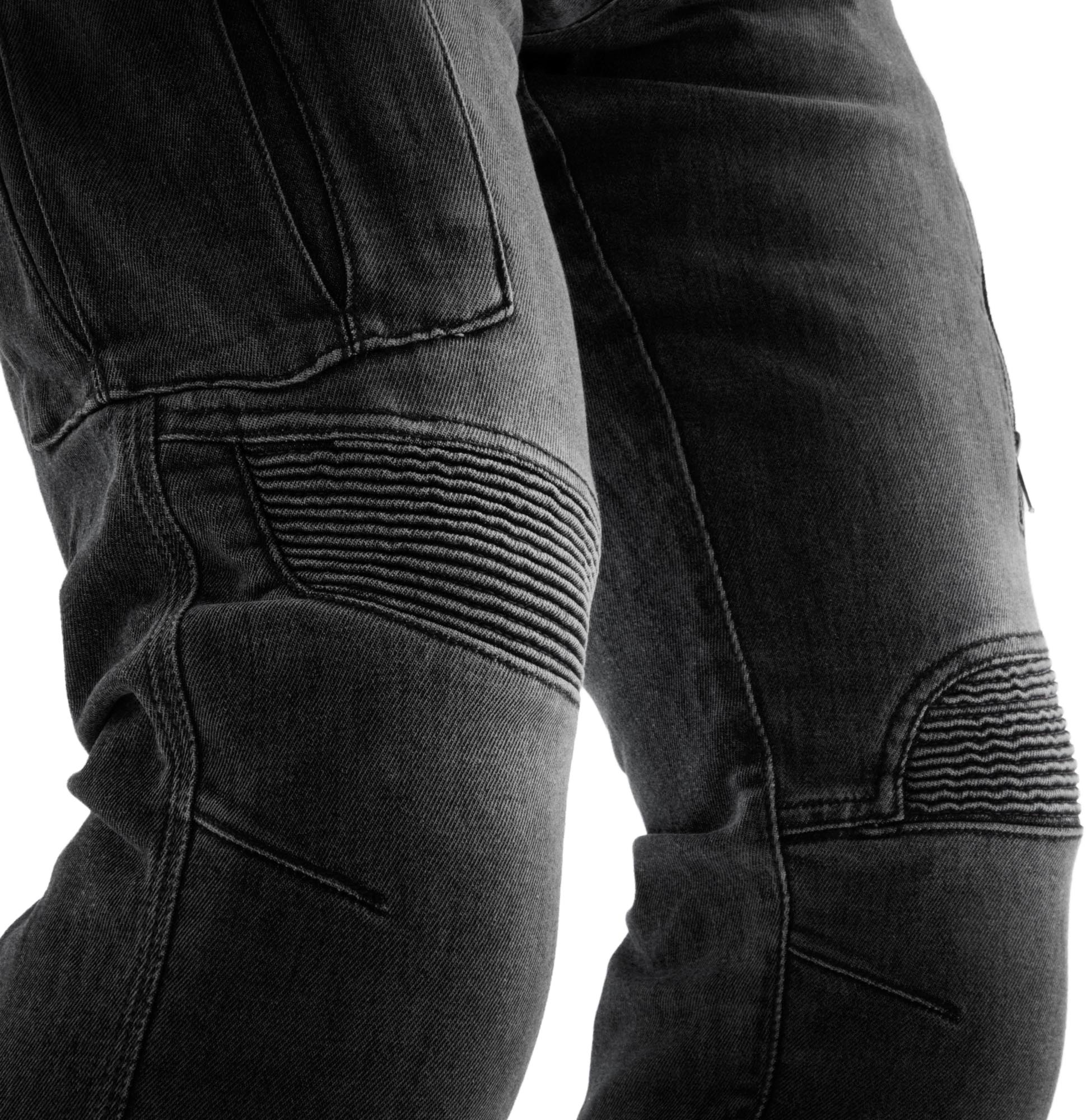 Rebelhorn Vandal Mono Motorcycle Jeans black washed out 36/32 Figure 11
