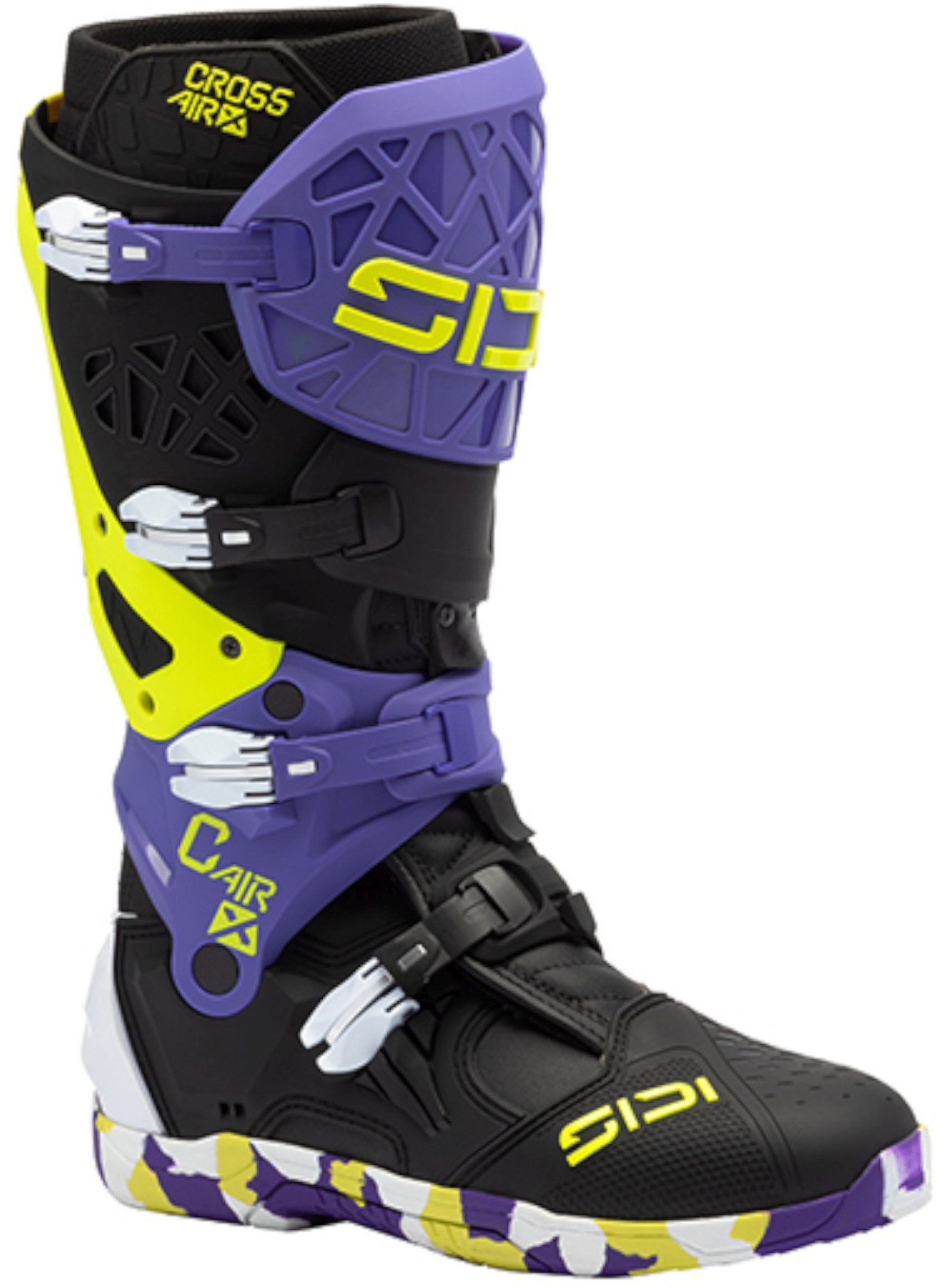 Sidi Crossair-X Bottes de motocross noir/violet 50 Figure 1