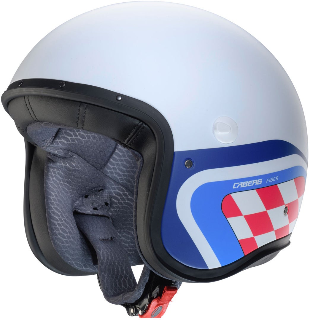 Caberg Freeride X Daytona Casco Jet bianco opaco/rosso/blu L (59) Figura 1