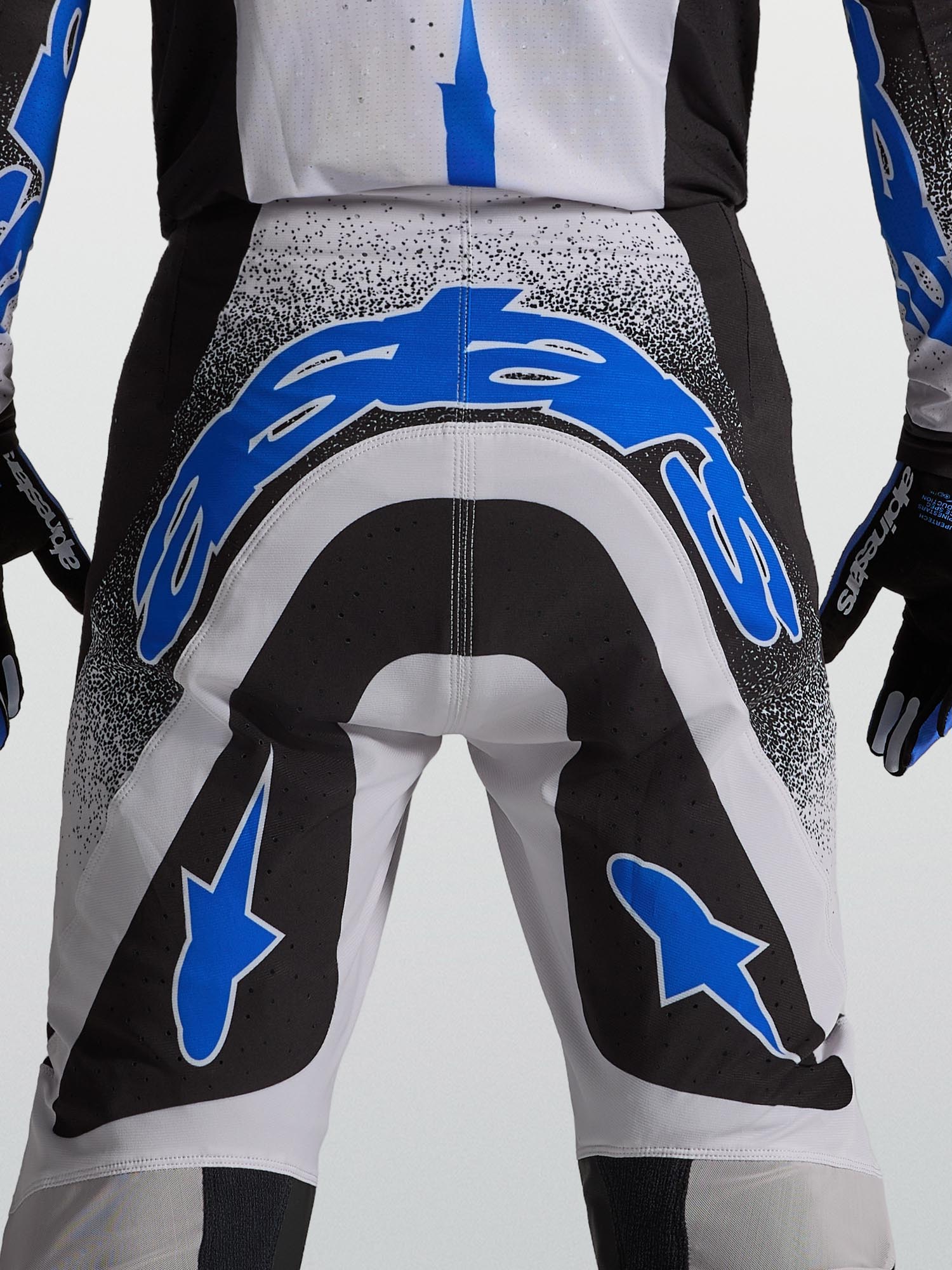Alpinestars Supertech Hiten AFD Motocross Hose schwarz/blau/lila 30 Abbildung 9