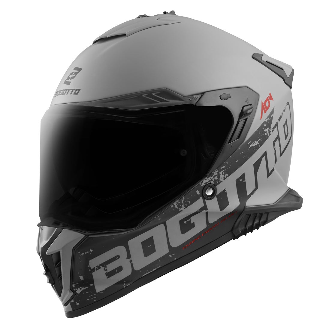 Bogotto FG-601 Duo Glasvezel Enduro Helm Grey Matt XL Figuur 4