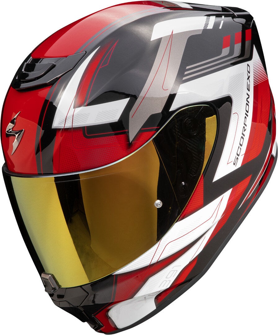 Scorpion EXO-391 Captor Helm schwarz/rot L (59/60) Abbildung 1