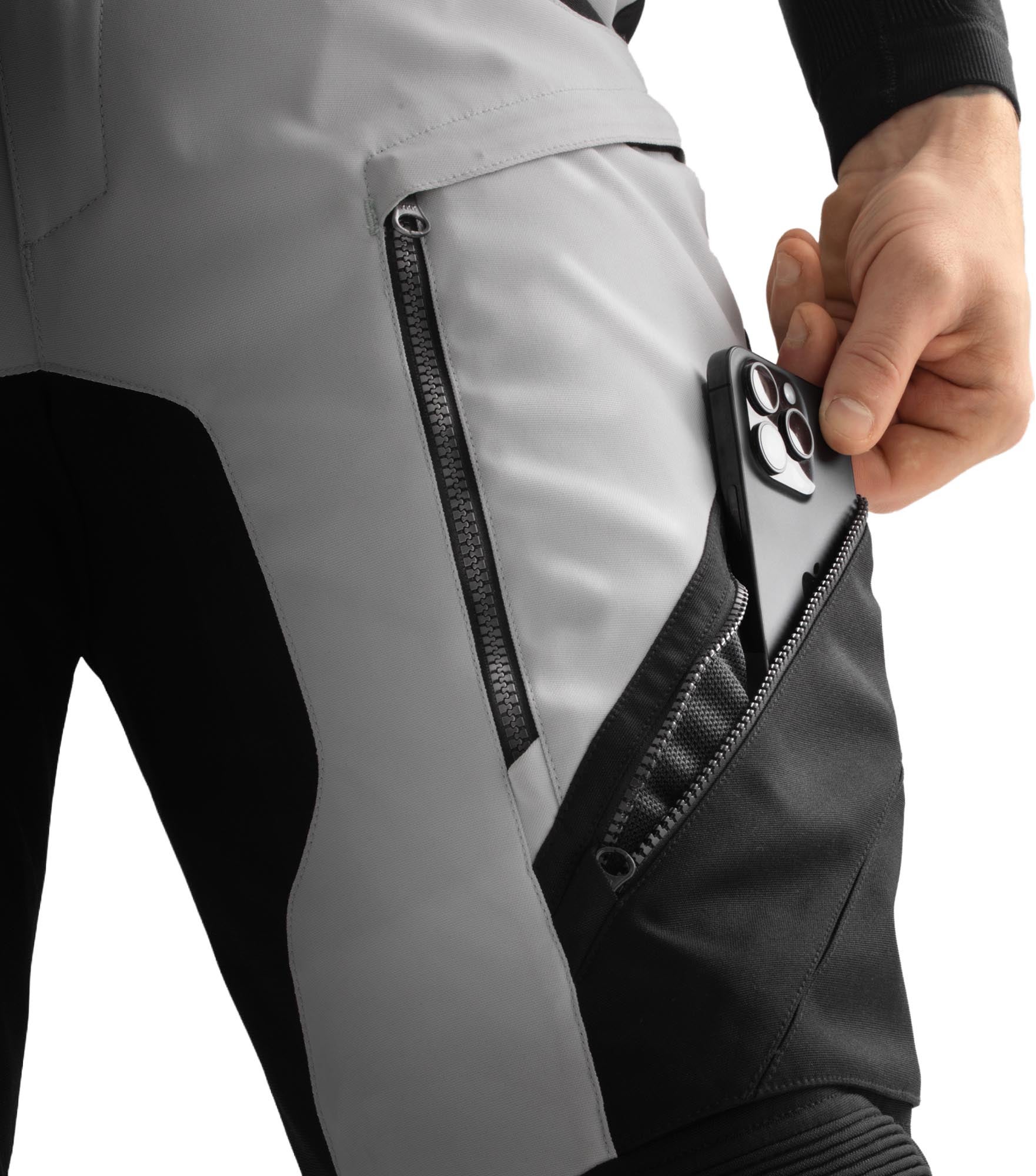Rebelhorn Hardy 3.0 waterproof Motorcycle Textile Pants black/grey L Figure 6