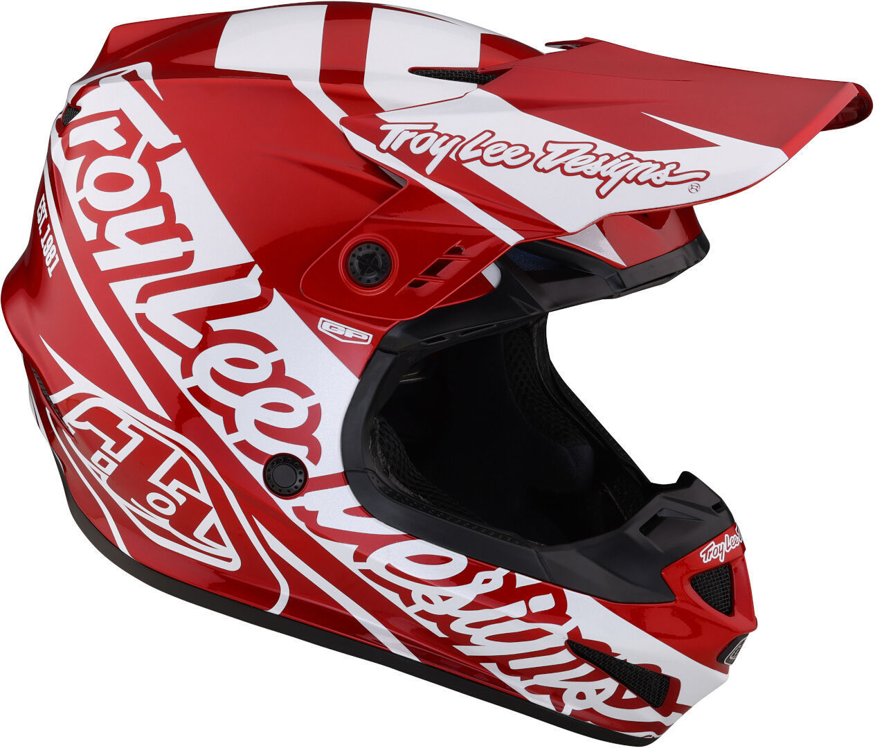 Troy Lee Designs GP Slice Cască de motocross Roșu/Alb M (57/58) Figura 2