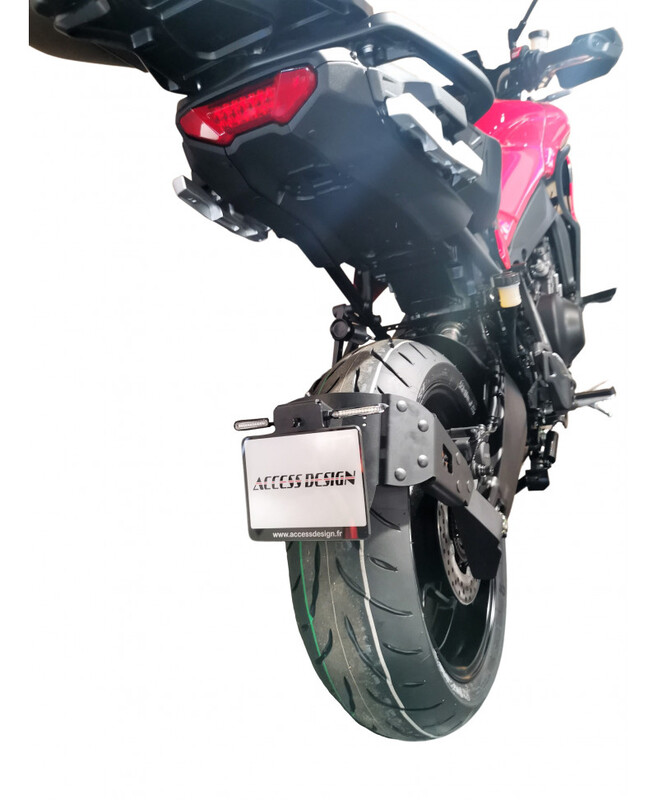 Design de acces "Wheel Mountted" Deținător de număr de înmatriculare Yamaha MT-09 Tracer/GT negru Deținătorul plăcuței de înmatriculare Figura 8
